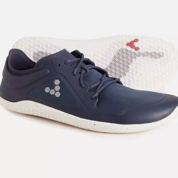NEW Vivobarefoot Men's Primus Lite III Running Shoes Navy Blue 44 EU / 11 US